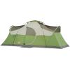 imageColeman Montana 8Person Camping Tent with Rainfly Weatherproof Family Tent Sets Up in 15 Mins Fits Multiple AirbedsGreen