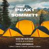 imageColeman PEAK1 Premium Backpacking Tent Waterproof Fabric with 2000mm Waterhead Rating can Withstand Winds up to 45 MPH Wide Door Star View Window ampamp Footprint Included 12346 Person Tent1person