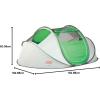 imageColeman PopUp Instant Tent Sets Up in 10 Seconds Portable ampamp LightweightGreen