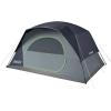 imageColeman Skydome Tent with 5 Minute Setup 2468 Person Weatherproof Tent with Rainfly ampamp Carry Bag 20 More Headroom Than Traditional CanopiesBlue