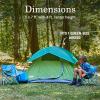 imageColeman Sundome Camping Tent with Rainfly 2346 Person Tent Sets Up in 10 Mins Weatherproof Shelter for Camping Festivals Backyard Sleepovers ampamp MoreSpruce Green