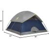 imageColeman Sundome Camping Tent with Rainfly 2346 Person Tent Sets Up in 10 Mins Weatherproof Shelter for Camping Festivals Backyard Sleepovers ampamp MoreNavy Blue