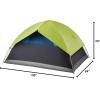 imageColeman Sundome Dark Room 46 Person Tent Blocks 90 of Sunlight to Keep Inside Cool Weatherproof Tent with Rainfly Sets Up in Minutes4Person