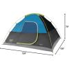 imageColeman Sundome Dark Room 46 Person Tent Blocks 90 of Sunlight to Keep Inside Cool Weatherproof Tent with Rainfly Sets Up in Minutes6Person