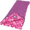 imageKeep the kids comfortable as they sleep under the stars with the Coleman Youth Sleeping Bag even when its 45 F outside ThermoTech insulation helps keep them comfortable all night longPink