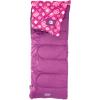 imageKeep the kids comfortable as they sleep under the stars with the Coleman Youth Sleeping Bag even when its 45 F outside ThermoTech insulation helps keep them comfortable all night longPink