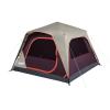 imageColeman Skylodge Instant Tent with Rainfly 468 Person Family Tent Sets Up in a Minute Includes PreAttached Poles ampamp Carry BagRed