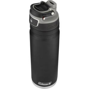 imageColeman FreeFlow AUTOSEAL Stainless Steel Water Bottle 24oz Caribbean SeaBlack