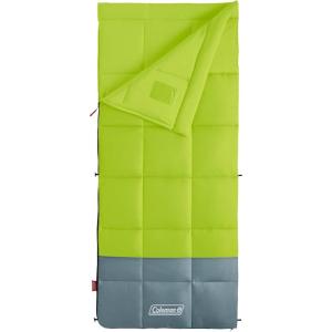 imageColeman Kompact CoolWeather Sleeping Bag 20F30F40F Adult Sleeping Bag with Heat Retention Stuff Sack ampamp SnagFree Zipper30f