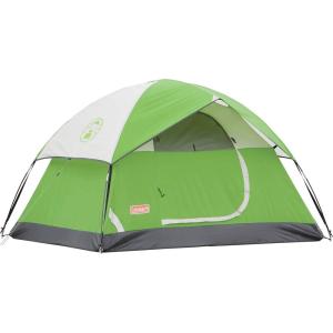 imageColeman Sundome Camping Tent with Rainfly 2346 Person Tent Sets Up in 10 Mins Weatherproof Shelter for Camping Festivals Backyard Sleepovers ampamp MorePalm Green