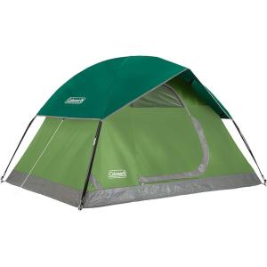 imageColeman Sundome Camping Tent with Rainfly 2346 Person Tent Sets Up in 10 Mins Weatherproof Shelter for Camping Festivals Backyard Sleepovers ampamp MoreSpruce Green