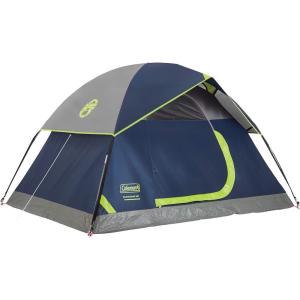imageColeman Sundome Camping Tent with Rainfly 2346 Person Tent Sets Up in 10 Mins Weatherproof Shelter for Camping Festivals Backyard Sleepovers ampamp MoreNavy Blue