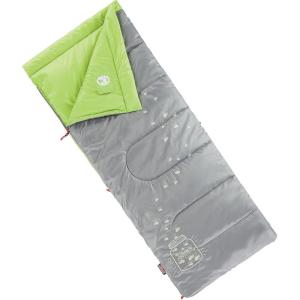 imageKeep the kids comfortable as they sleep under the stars with the Coleman Youth Sleeping Bag even when its 45 F outside ThermoTech insulation helps keep them comfortable all night longGlow