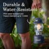 imageColeman Classic 500 Lumens LED Lantern Durable ampamp WaterResistant Lantern with Long Runtime for Camping Emergencies Power Outages ampamp Home UsageBlue