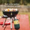 imageColeman 4in1 Portable Propane Grill with 4 Cooking Attachments GrillStoveGriddleWok with 7000 BTUs of Power for Grilling Tailgating Camping BBQ ampamp MoreRed