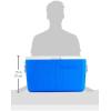 imageColeman Chiller 48qt Insulated Portable Cooler with Ice Retention ampamp HeavyDuty Handles Made in USABlue