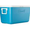 imageColeman Chiller 48qt Insulated Portable Cooler with Ice Retention ampamp HeavyDuty Handles Made in USAOcean Blue