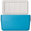imageColeman Chiller 48qt Insulated Portable Cooler with Ice Retention ampamp HeavyDuty Handles Made in USAOcean Blue