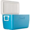 imageColeman Chiller 48qt Insulated Portable Cooler with Ice Retention ampamp HeavyDuty Handles Made in USAOcean Blue