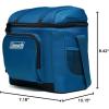 imageColeman Chiller Insulated Soft Cooler Leakproof 91630 Can Cooler with 12 Hour Ice Retention Made with Recycled Materials Great for Lunch Camping Beach Pool Sports ampamp MoreBlue