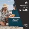 imageColeman Classic Series Insulated Portable Cooler LeakResistant Outdoor Hard Cooler Keeps Ice up to 5 Days 5270120150 QuartSpace Blue
