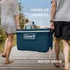 imageColeman Classic Series Insulated Portable Cooler LeakResistant Outdoor Hard Cooler Keeps Ice up to 5 Days 5270120150 QuartSpace Blue