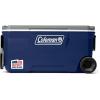 imageColeman Classic Series Insulated Portable Rolling Cooler with Wheels LeakResistant Outdoor Hard Cooler Keeps Ice up to 5 Days 100QuartTwilight