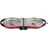 imageColeman Fold N Go 2Burner Propane Camping Stove Portable Folding Camp Stove with PushButton Instant Ignition 2 Adjustable Burners with Pressure Control and 20000 BTUs of PowerRed