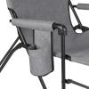 imageColeman Forester Outdoor Seating Set Bucket ChairDeck ChairSling ChairFootstool Options Versatile Design with Steel Frame ampamp Carry Bag Included Great for Camping Tailgating ampamp LoungingDeck Chair