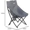 imageColeman Forester Outdoor Seating Set Bucket ChairDeck ChairSling ChairFootstool Options Versatile Design with Steel Frame ampamp Carry Bag Included Great for Camping Tailgating ampamp LoungingBucket Chair
