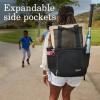 imageColeman Now BackpackTote Bag Cooler 2024 Can Cooler with LeakProof Liner ampamp Large Pocket Compartments Made from 100 Recycled Fabric Great for Moms Weekends Travel Picnic Beach ampamp More20 Can Backpack