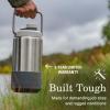 imageColeman Pro HeavyDuty Insulated Gallon Water Jug Leakproof Portable Jug for Rugged Use Durable Steel Water Bottle64 Ounces