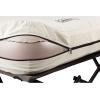 imageColeman QueenSize Airbed Cot Combination Folding Air Mattress with Steel Frame ampamp Side Table Battery Pump Included Great for Camping Lounging Elevated Sleeping Guests ampamp MoreCot