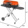 imageColeman RoadTrip 285 Portable StandUp Propane Grill with 3 Adjustable Burners ampamp Instastart Ignition 20000 BTUs of Power for Outdoor Cooking Camping Tailgating Grilling BBQs ampamp MoreOrange
