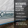 imageColeman Weatherproof 4Person Cabin Tent with Screened Porch Screen Room Adds 35 More Space Rainfly Included 10Minute SetupPfasfree