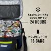 imageColeman XPAND 163042 Can Insulated Soft Cooler with Backpack ampamp Wheeled Cooler Options Portable Ice Chest Keeps Contents Cold up to 24 Hours16Can