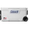 imageColeman Marine Cooler with Fully Insulated UV Guard Lid ampamp Body Keeps Ice for 3 Days Great for Boating ampamp Fishing 52qt100qt Wheeled120qt Options100qt Wheeled
