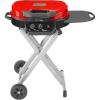 imageColeman RoadTrip 225 Portable Propane Grill 2Burner Gas Grill with Matchless Ignition ampamp Adjustable Temperature Control 11000 BTUs of Power for Grilling Tailgating Camping BBQ ampamp MoreRed