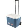 imageColeman Xtreme 50qt Rolling Cooler with Wheels ExtraWalled Insulation Keeps Ice up to 5 Days Portable Wheeled Hard ChillerMulti