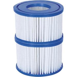 imageBestway SaluSpa 90352E Swimming Pool Filter Pump Type VI Replacement Cartridge 2 Pack