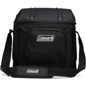 imageColeman Chiller Insulated Soft Cooler Leakproof 91630 Can Cooler with 12 Hour Ice Retention Made with Recycled Materials Great for Lunch Camping Beach Pool Sports ampamp MoreBlack