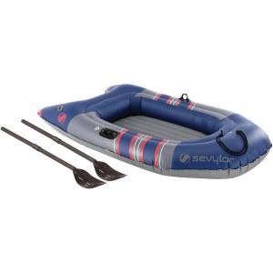 imageColeman Colossus 2Person Inflatable Boat Oars Included Inflatable Raft for Adults ampamp Kids with Double Lock Valves for Fast InflationDeflation