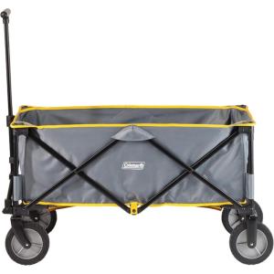 imageColeman Portable Folding Utility Wagon with 5 Cubic Feet of Space ampamp Reinforced Bottom Great for Camping Groceries Home Projects or Going to the Park ampamp Beach Supports up to 150lbsCamp Wagon