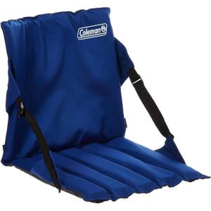 imageColeman Portable Stadium Seat  Bleacher Cushion with Backrest  Lightweight Padded Seat CushionBlue