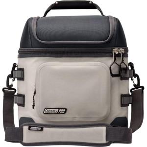 imageColeman Pro HeavyDuty Insulated Soft Portable Cooler Lunchbox 24 Can Capacity Durable for Rugged Outdoor Use Extra Storage Space Shoulder Strap ampamp EasyPull Zippers24 Can