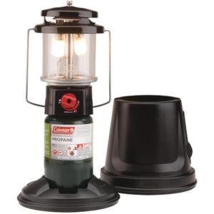 imageColeman QuickPack Deluxe 1000 Lumens Propane Lantern with Carry Case 2Mantle Lantern with Automatic Ignition Adjustable Brightness ampamp Pressure Control Great for Camping Power Outage ampamp MoreFuel Lamp