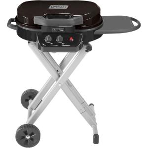 imageColeman RoadTrip 225 Portable Propane Grill 2Burner Gas Grill with Matchless Ignition ampamp Adjustable Temperature Control 11000 BTUs of Power for Grilling Tailgating Camping BBQ ampamp MoreBlack
