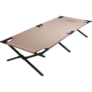 imageColeman Trailhead II Large Folding Cot with Easy Setup ampamp Takedown Supports Adults up to 6ft 2in or 300lbs Great for Camping Lounging Elevated Sleeping Guests ampamp MoreMilitary Camping Cot