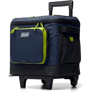 imageColeman XPAND 163042 Can Insulated Soft Cooler with Backpack ampamp Wheeled Cooler Options Portable Ice Chest Keeps Contents Cold up to 24 Hours42Can Wheeled