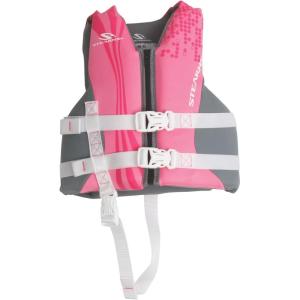 imageStearns Adjustable Kids Life Jacket USCG Approved PFD for Children Weighing 3050lbs Youth Life Vest for Boating Swimming Watersports Pool Beach ampamp MorePink